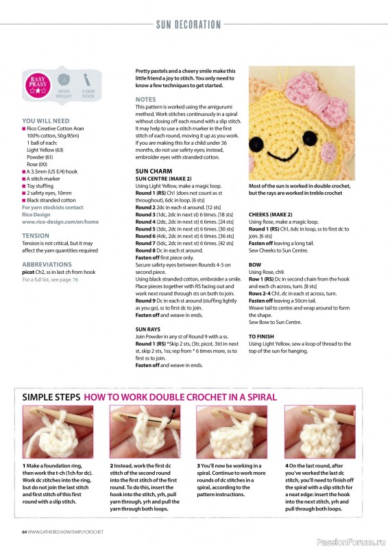 Вязаные проекты крючком в журнале «Simply Crochet №165 2025»