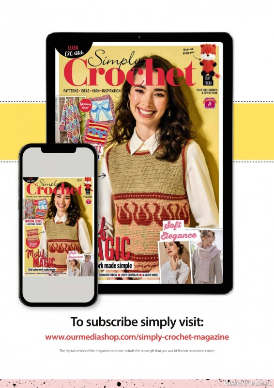 Вязаные проекты крючком в журнале &laquo;Simply Crochet №171 2026&raquo;