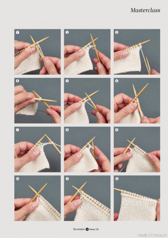 Вязаные проекты спицами в журнале «The Knitter №221 2025»