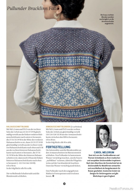 Вязаные проекты спицами в журнале &laquo;The Knitter №80 2026 Germany&raquo;