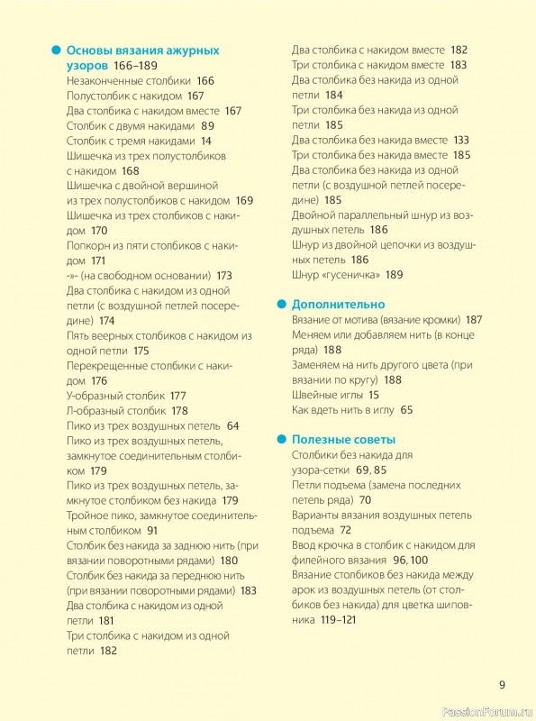 Вязаные проекты в книге &laquo;Ажурное вязание крючком&raquo;.