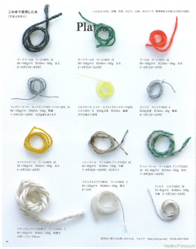 Вязаные проекты в книге &laquo;Knit Design Note&raquo;