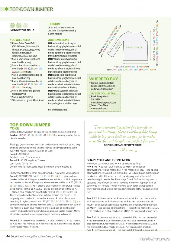Вязаные проекты в журнале &laquo;Simply Knitting №276 2026&raquo;