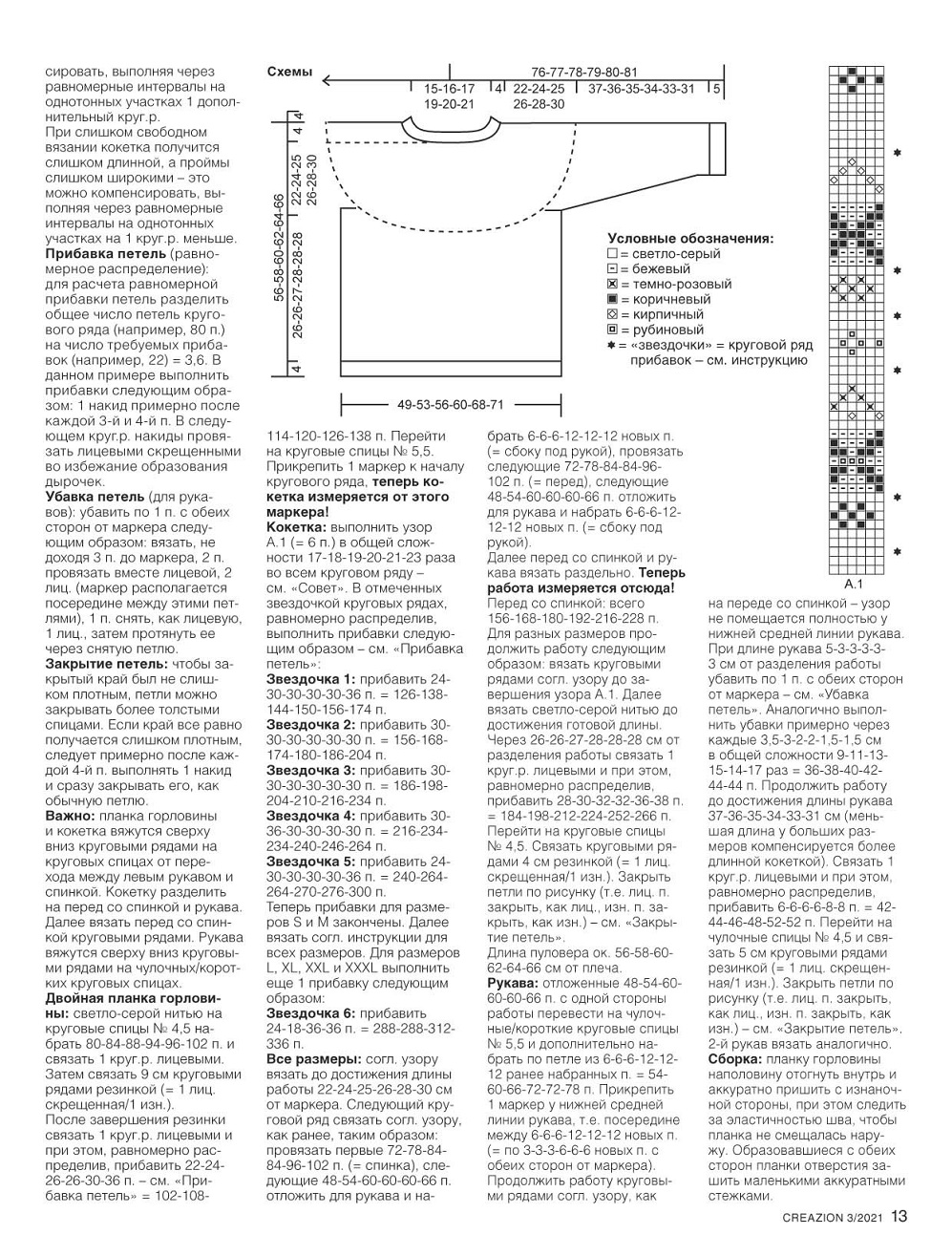 Журнал ''Creazion'' №3 2021. Много идей и схем Журнал ''Creazion'' №3 2021. Много идей и схем