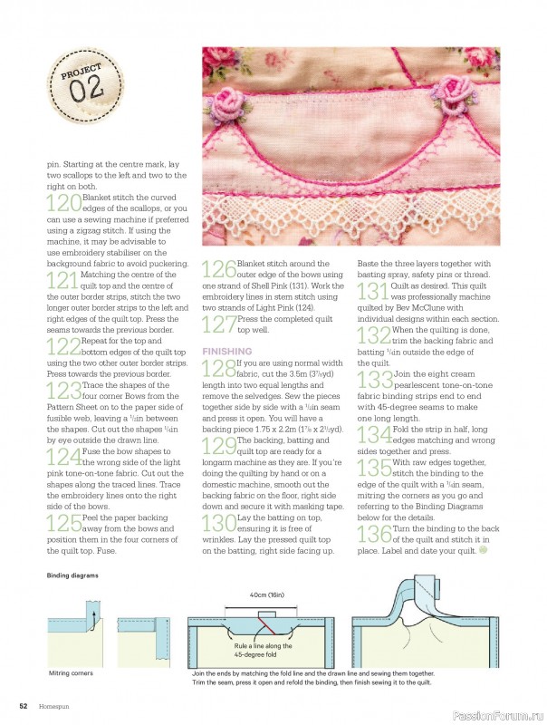 Коллекция проектов для рукодельниц в журнале «Australian Homespun №228 2025»