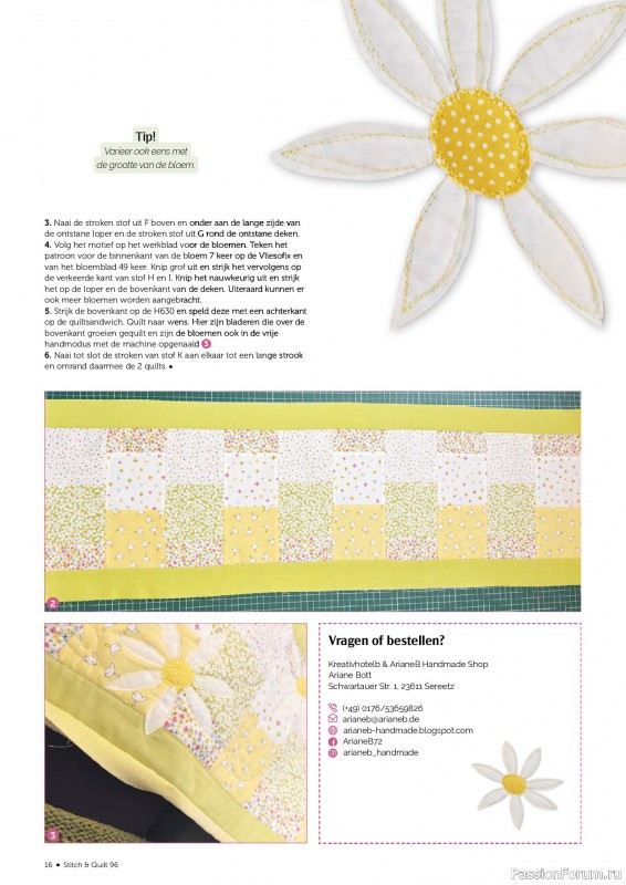 Коллекция проектов для рукодельниц в журнале «Stitch & Quilt №96 2026»