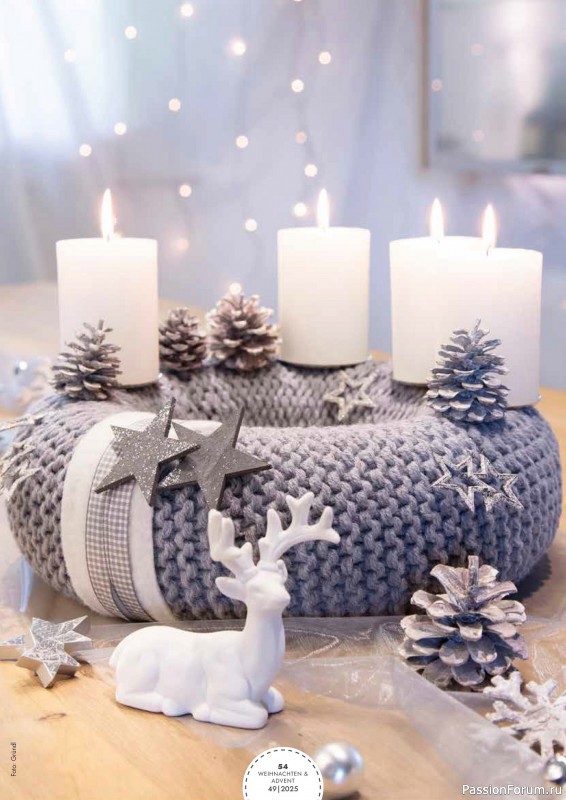 Коллекция проектов для рукодельниц в журнале «Weihnachten & Advent - selber machen №49 2025»
