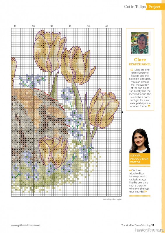 Коллекция вышивки в журнале &laquo;The World of Cross Stitching №372 2026&raquo;