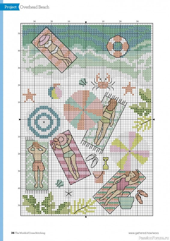 Коллекция вышивки в журнале «The World of Cross Stitching №375 2026»