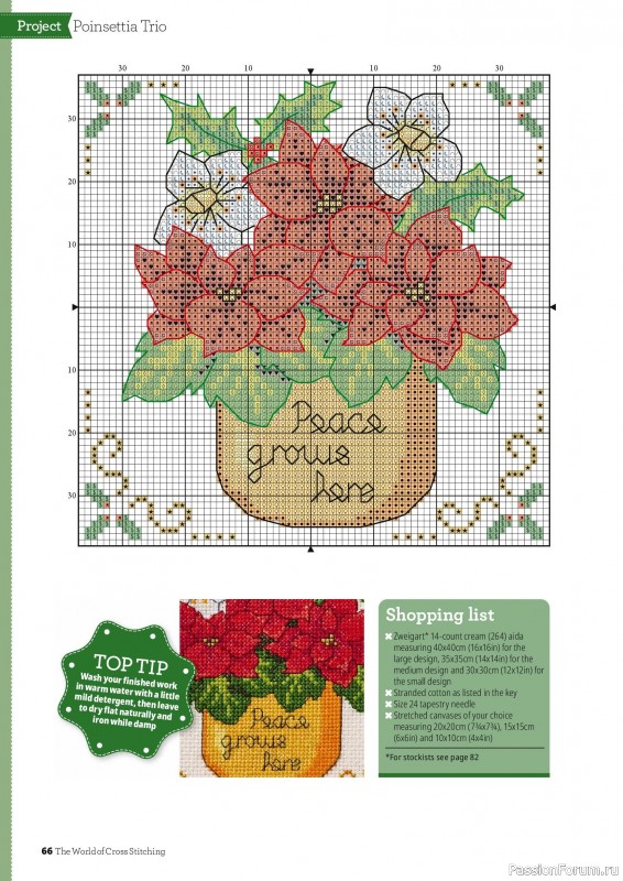 Коллекция вышивки в журнале «The World of Cross Stitching №378 2026»