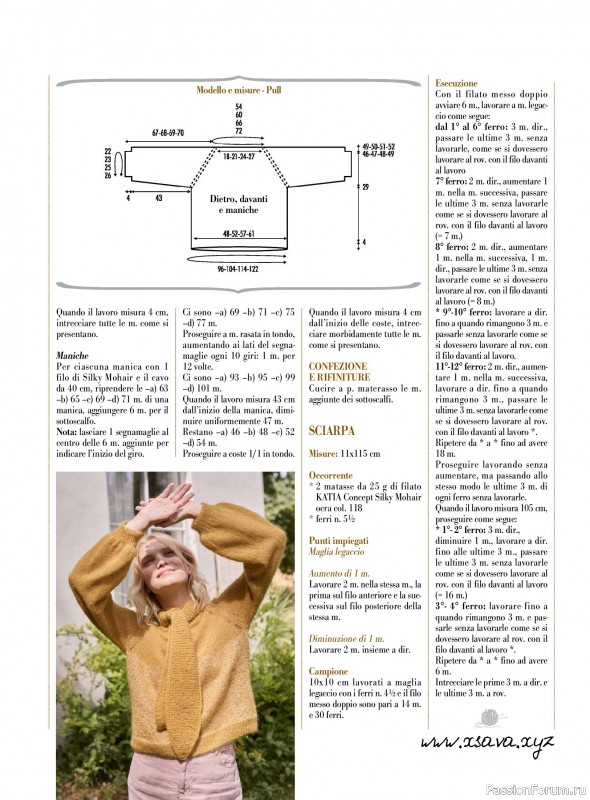 Вязаные модели в журнале &laquo;Piu Maglia №51 2025&raquo;