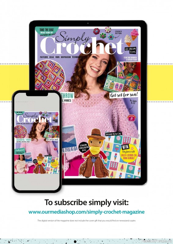 Вязаные проекты крючком в журнале &laquo;Simply Crochet №174 2026&raquo;