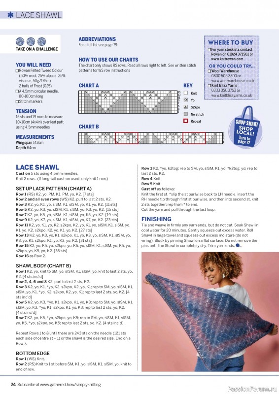 Вязаные проекты крючком в журнале «Simply Knitting №265 2025»