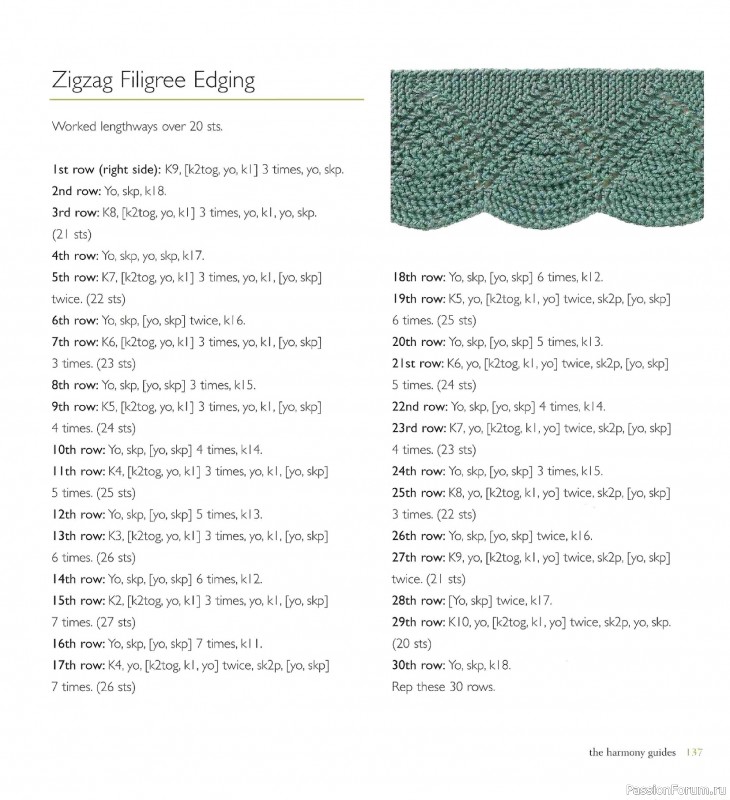 Вязаные проекты в книге &laquo;Knit Edgings & Trims 150 Stitches&raquo;.