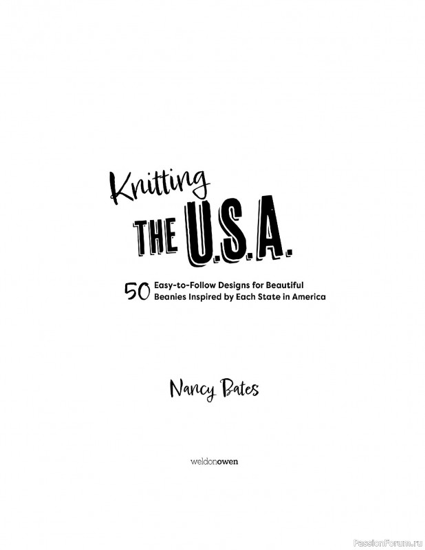 Вязаные проекты в книге «Knitting the U.S.A.». Часть 1