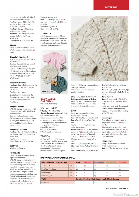 Вязаные проекты в журнале «Better Homes & Gardens Specials №7 2026»