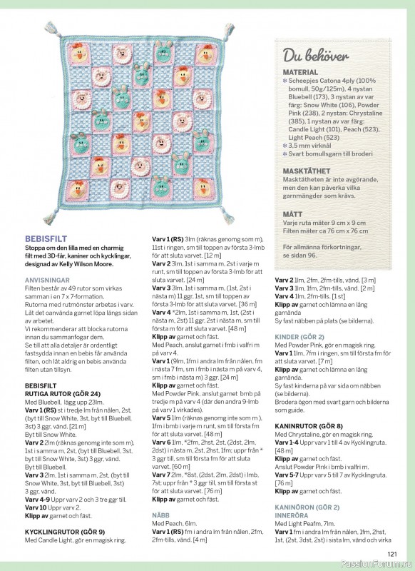 Вязаные проекты в журнале &laquo;Inspirerande handarbete - April 2026&raquo;