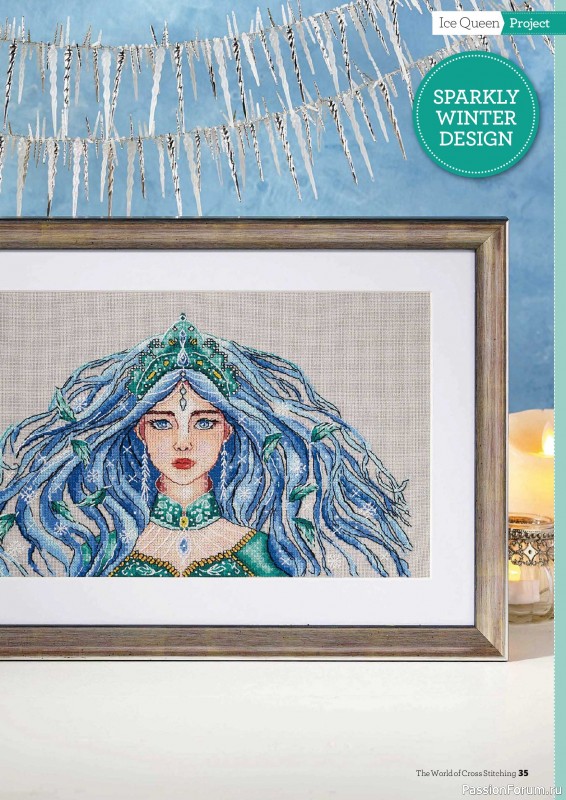 Коллекция вышивки в журнале «The World of Cross Stitching №377 2026»