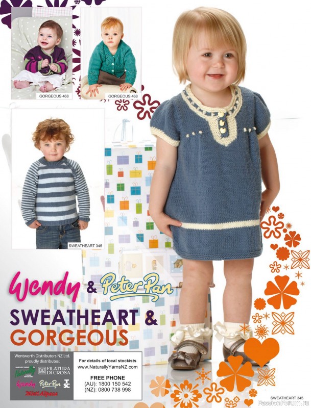 Вязаные модели для детей в журнале «Knitting Baby & Beyond №7 2025»