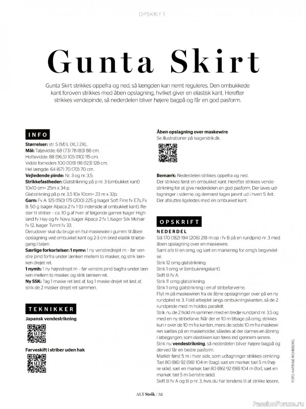 Вязаные проекты спицами в журнале &laquo;Alt for Damerne №40 2025&raquo;