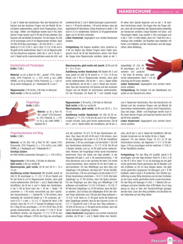 Вязаные проекты спицами в журнале «Hundert Seiten voller Ideen №4 2025»