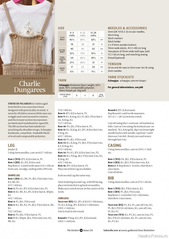 Вязаные проекты спицами в журнале &laquo;The Knitter №231 2026&raquo;