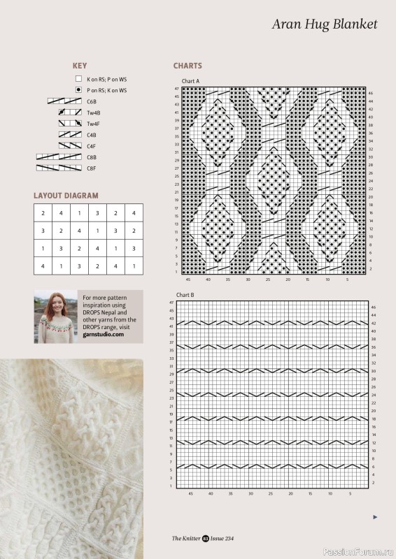 Вязаные проекты спицами в журнале &laquo;The Knitter №234 2026&raquo;