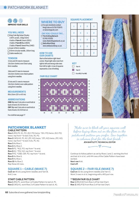 Вязаные проекты в журнале &laquo;Simply Knitting №273 2026&raquo;