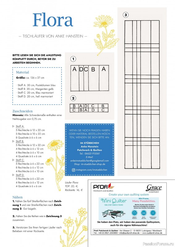 Коллекция проектов для рукодельниц в журнале &laquo;Patchwork & Nahen №3 2026&raquo;