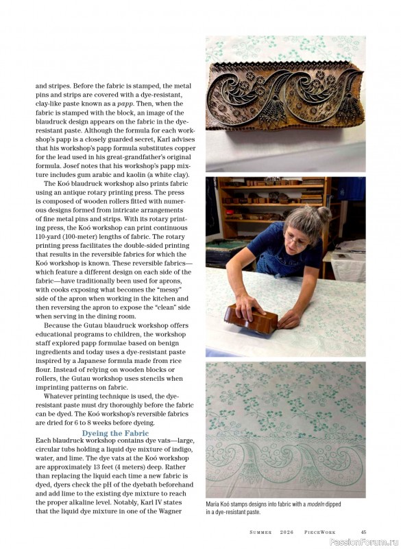 Коллекция проектов для рукодельниц в журнале «PieceWork - Summer 2026»