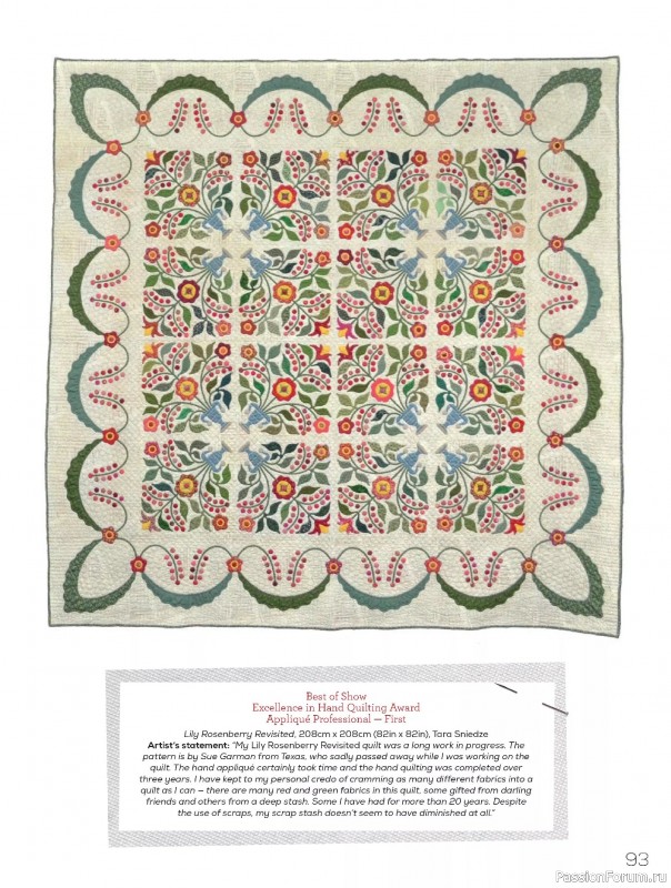 Коллекция проектов для рукодельниц в журнале «Quilters Companion №136 2025»