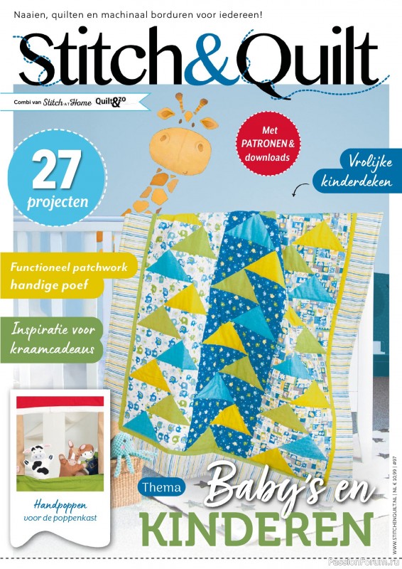 Коллекция проектов для рукодельниц в журнале «Stitch & Quilt №97 2026»