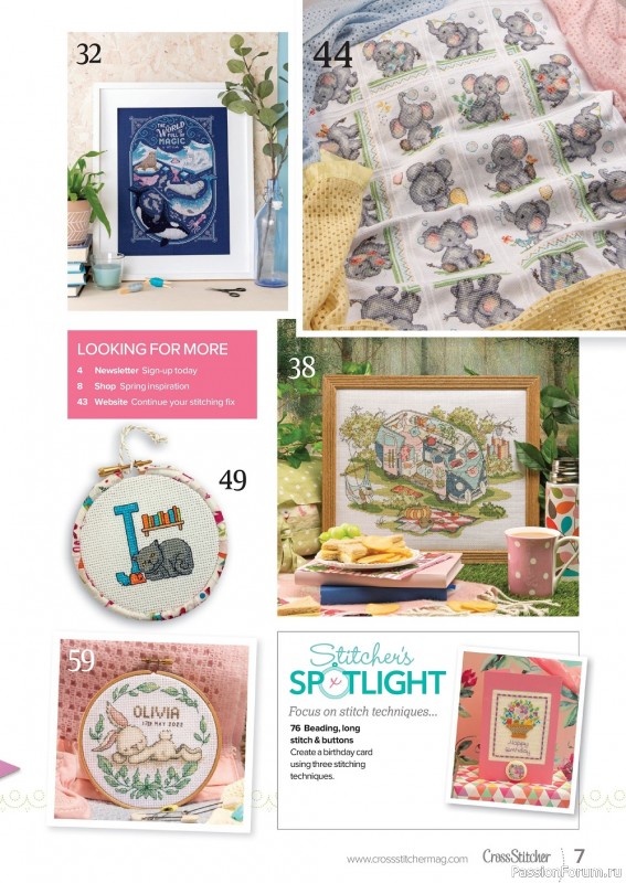 Коллекция вышивки крестиком в журнале «CrossStitcher №382 2022»