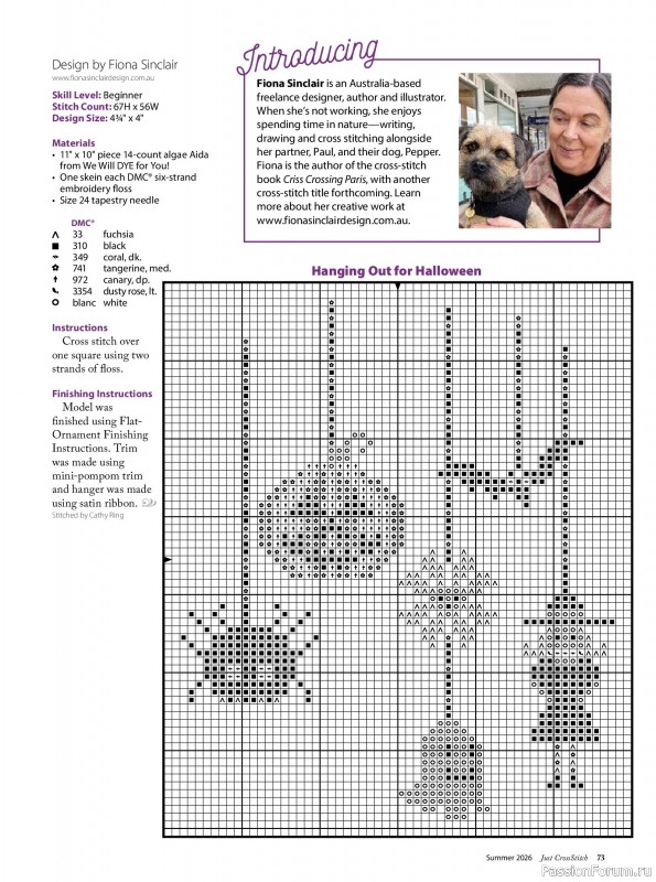 Коллекция вышивки в журнале &laquo;Just CrossStitch - Summer 2026&raquo;