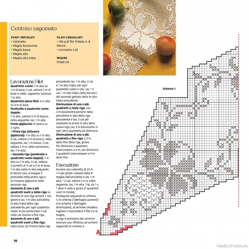 Вязаные модели крючком в журнале «Uncinetto Manuale Filet №5 2022»