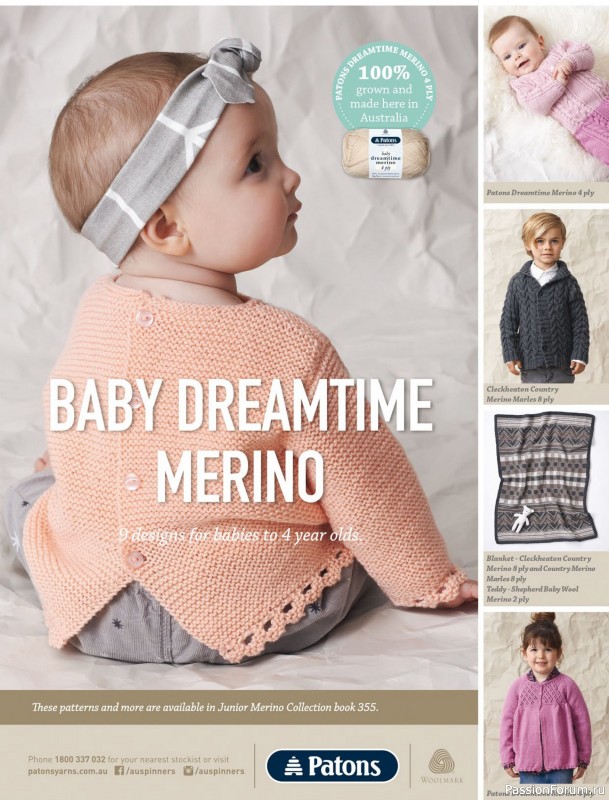 Вязаные модели спицами в журнале «Australian Knitting – Vol.17 №3 2025»