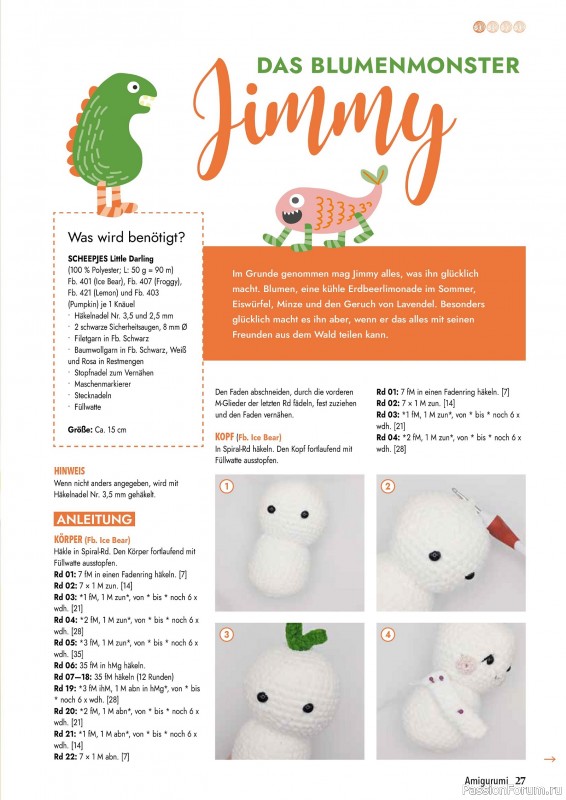 Вязаные проекты крючком в журнале &laquo;Amigurumi Magazin №26 2026&raquo;