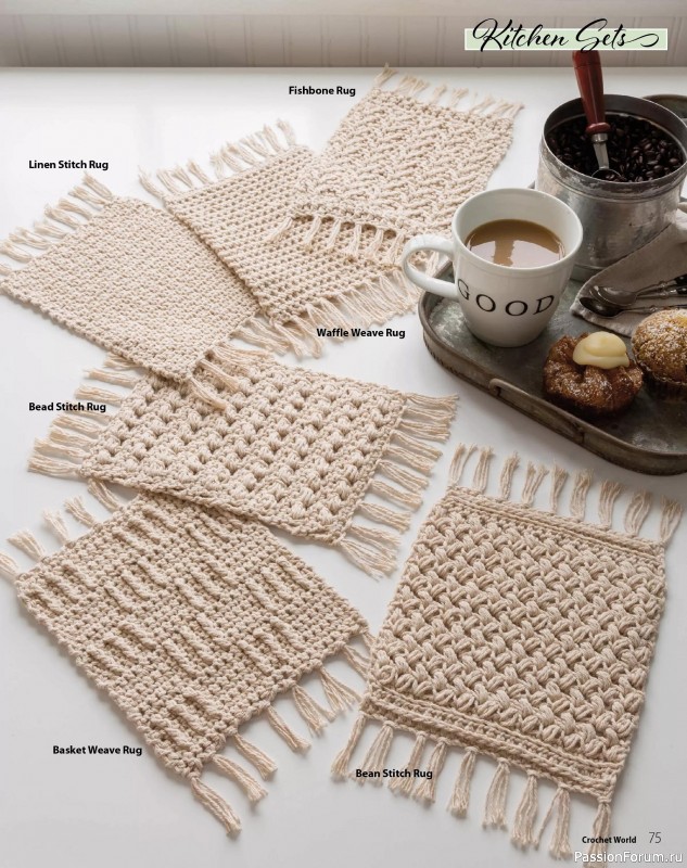 Вязаные проекты крючком в журнале &laquo;Crochet World Specials - Late Spring 2026&raquo;