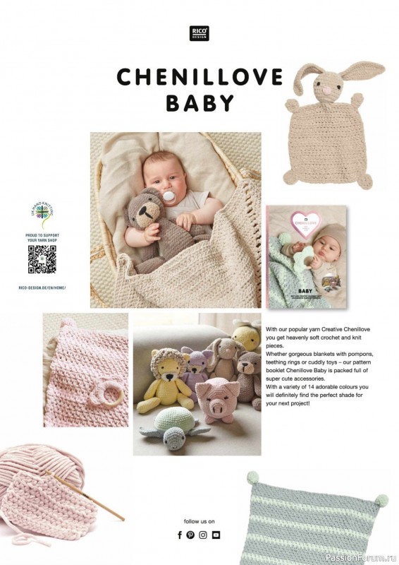Вязаные проекты крючком в журнале «Simply Crochet №150 2024»
