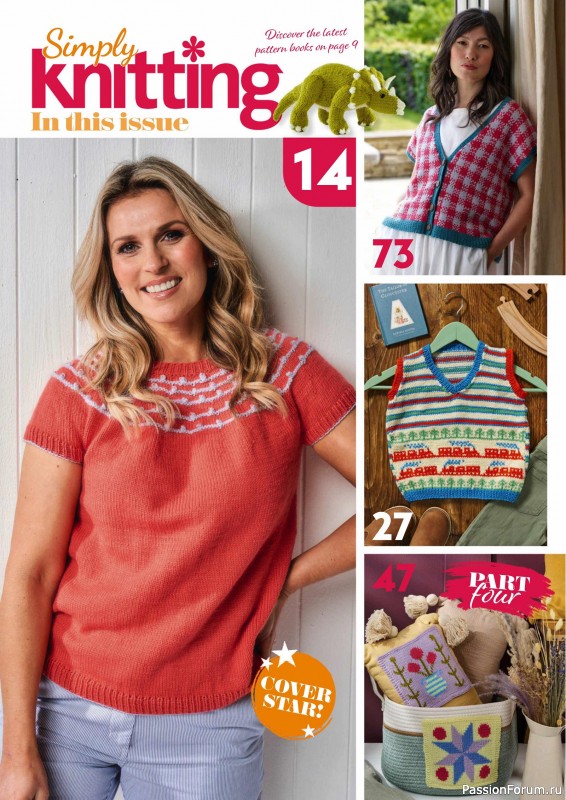 Вязаные проекты крючком в журнале «Simply Knitting №267 2025»