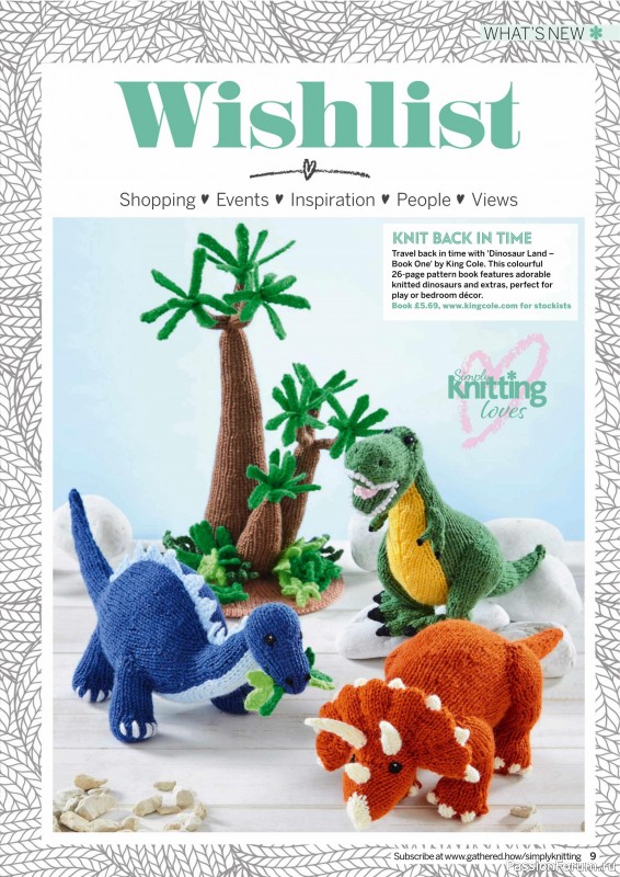 Вязаные проекты крючком в журнале «Simply Knitting №267 2025»