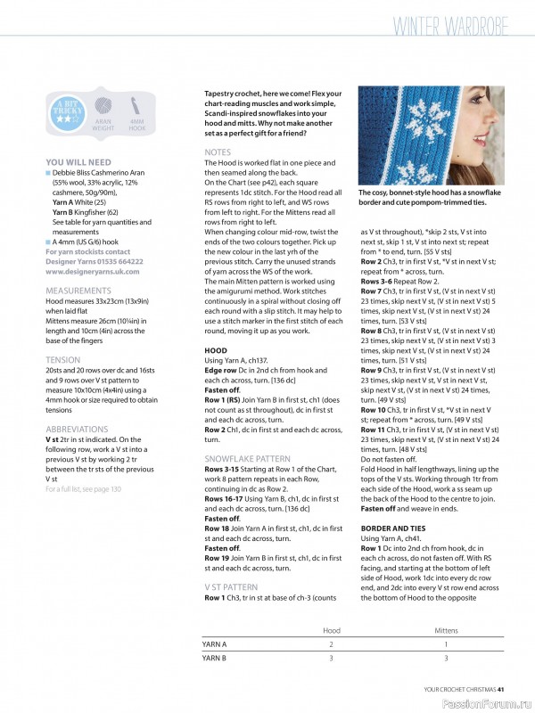 Вязаные проекты крючком в журнале «Your Crochet Christmas - 2025»