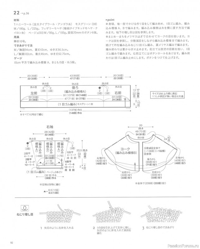 Вязаные проекты в книге &laquo;Knit Design Note&raquo;