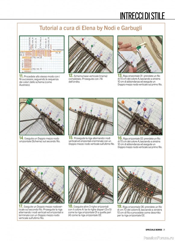 Вязаные проекты в журнале «Motivi all'Uncinetto Borse - Dicembre 2025-Gennnaio 2026»