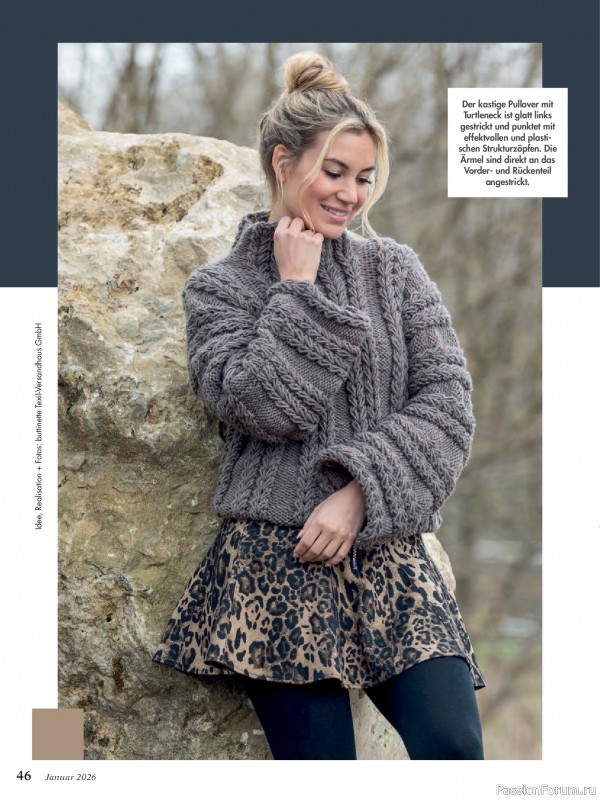 Коллекция проектов для рукодельниц в журнале «Anna Germany №1 2026»