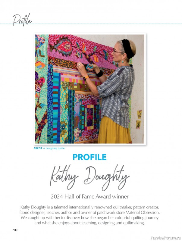 Коллекция проектов для рукодельниц в журнале «Great Australian Quilts №16 2025»