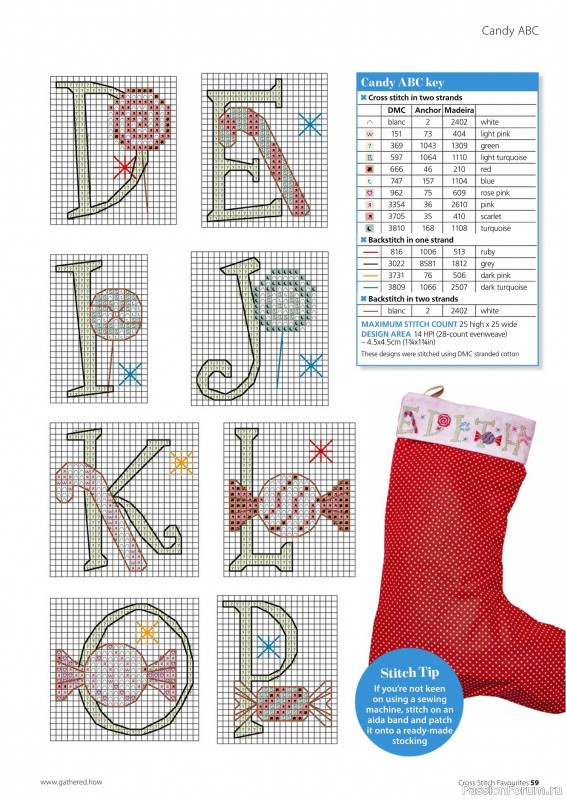 Коллекция вышивки в журнале «Cross Stitch Favourites - Christmas 2025»
