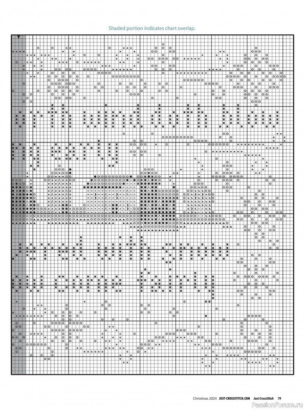 Коллекция вышивки в журнале «Just Cross Stitch - Christmas 2024»
