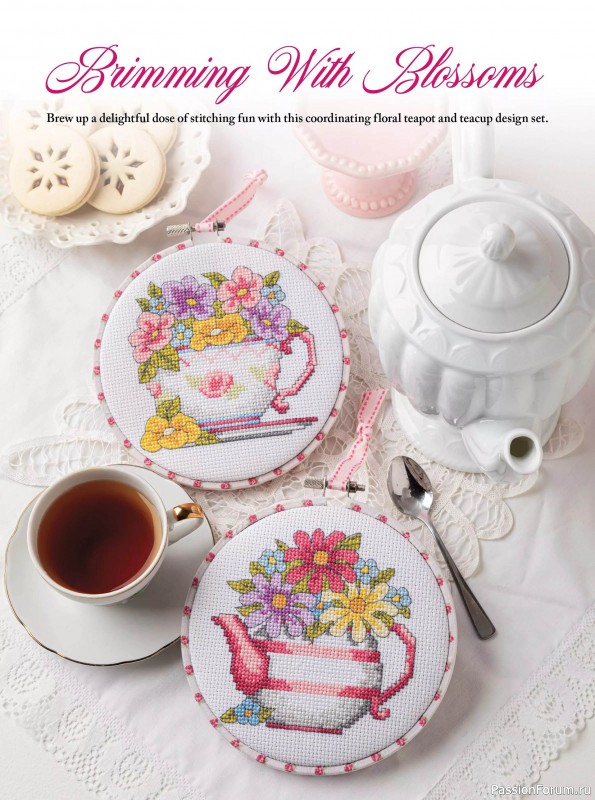 Коллекция вышивки в журнале «Just CrossStitch - Spring 2025»