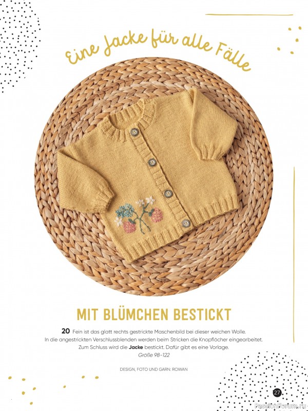 Вязаные модели для детей в журнале «Kinder Maschenmode №3 2026»
